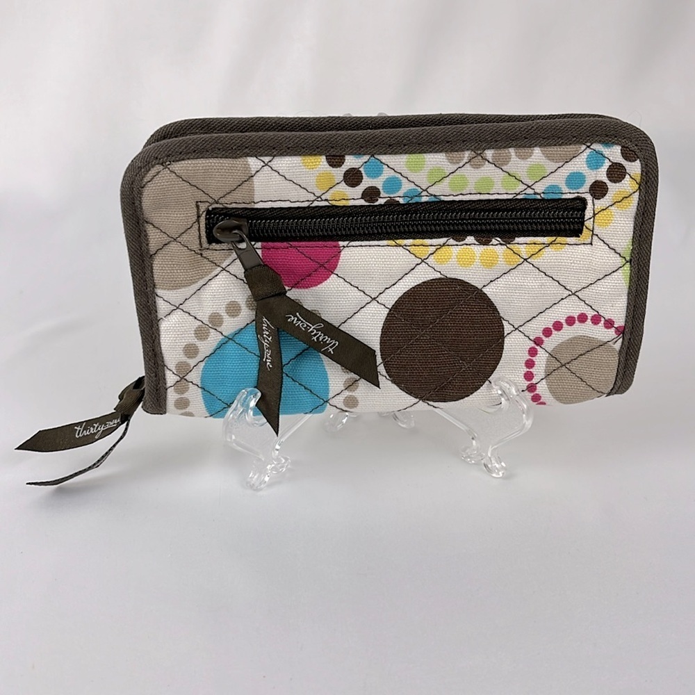 Thirty-One Soft Wallet Circle Dots Pattern - Picture 8 of 9
